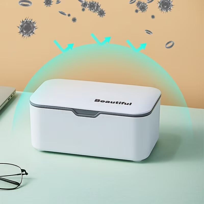 Multi-Functional Tissue & Wet Wipe Holder with Dust-Proof Cover
