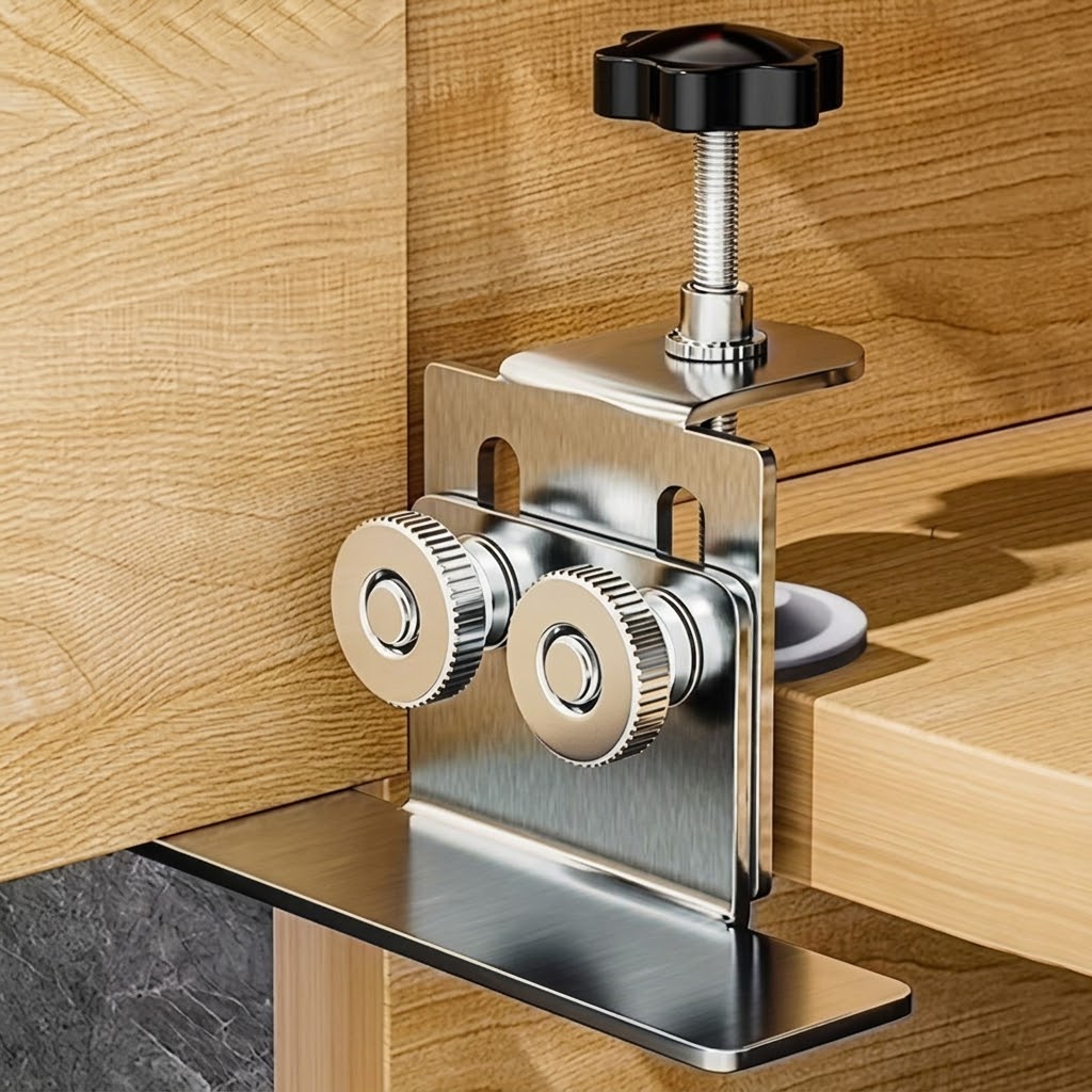 Adjustable Cabinet Door Installation Fixture