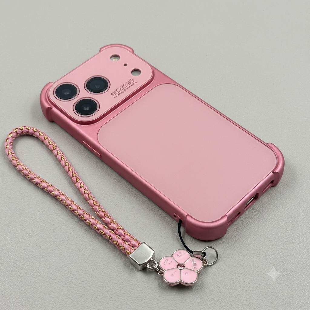 Four-Corner Anti-Drop iPhone Case | Fashionable Large Window Design